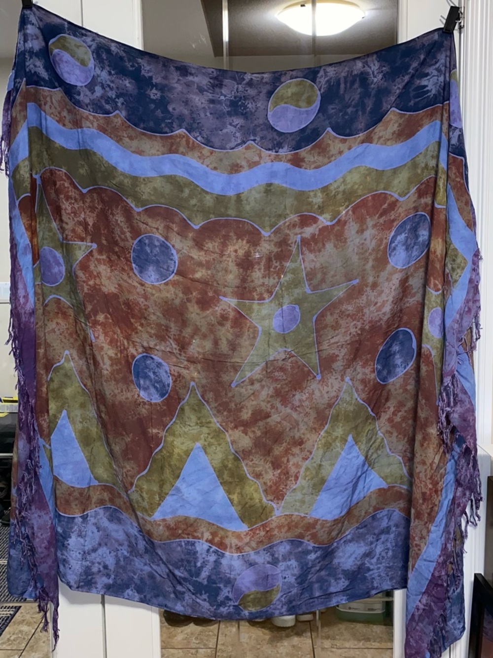 Colorful Bohemian Tapestry Scarf